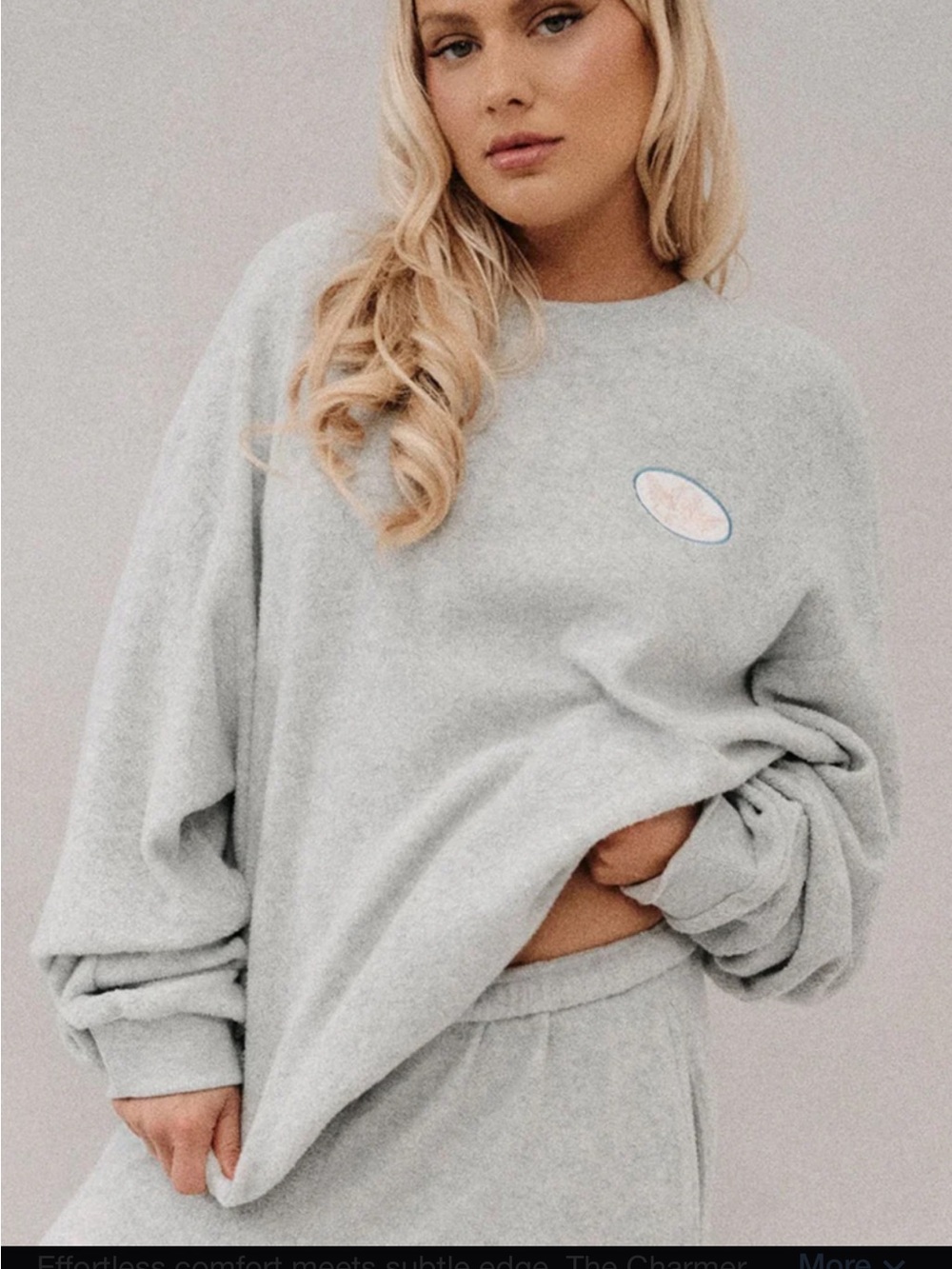 Boys Lie Light Gray Cozy Sweatshirt